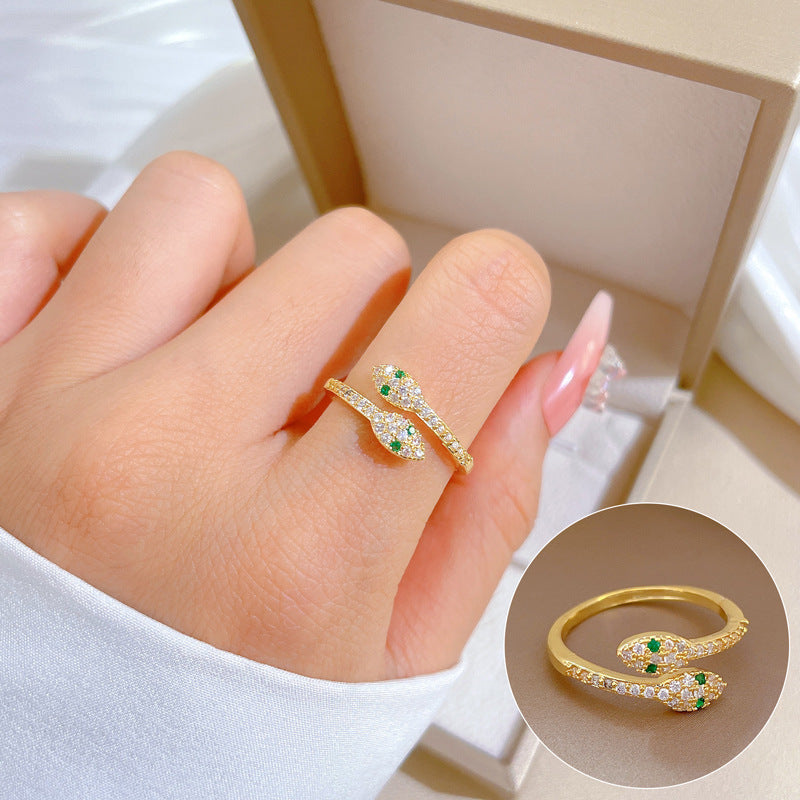18k gold plated ring