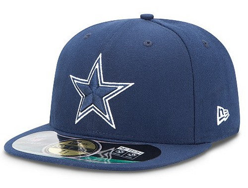 Dallas Cowboys Embroidered Star Snapback Hat with Adjustable Fit - Navy Blue