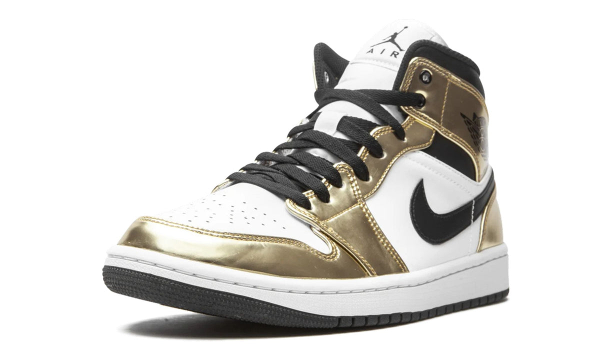 Air Jordan 1 Mid SE Metallic Gold Sneakers