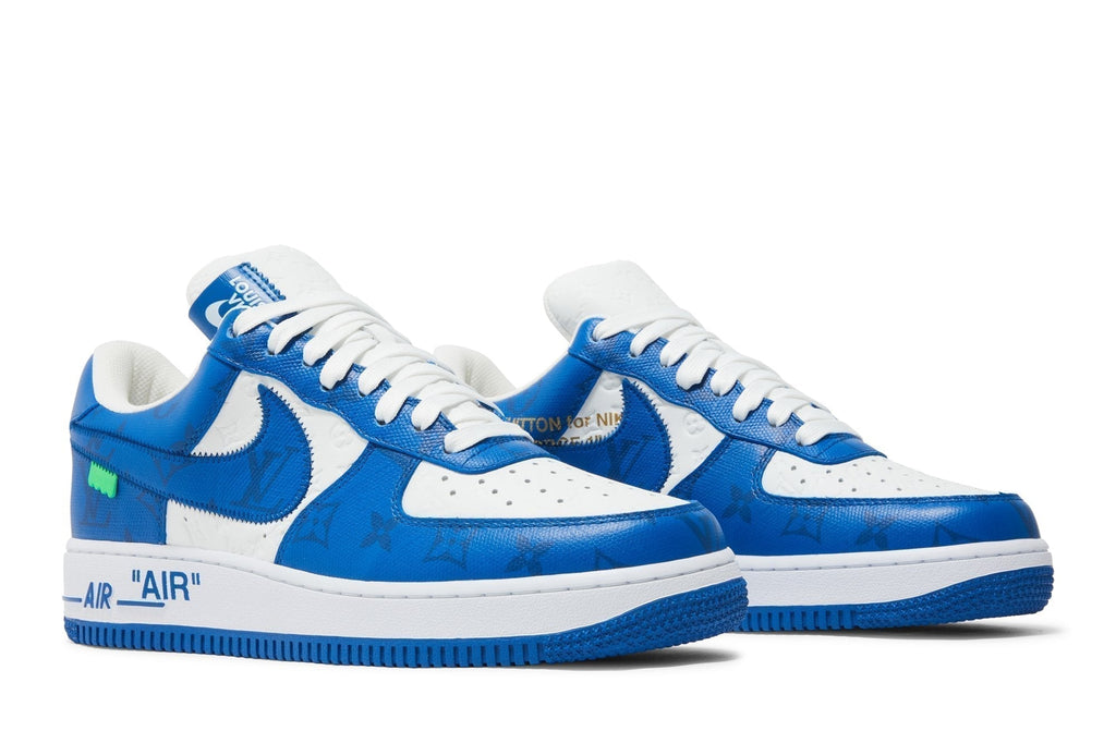 Nike Air Force 1 Low x Louis Vuitton By Virgil Abloh White Royal Sneakers